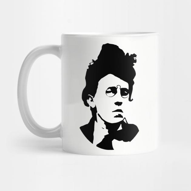 Emma Goldman Silhouette - Anarchist, Feminist, Socialist by SpaceDogLaika